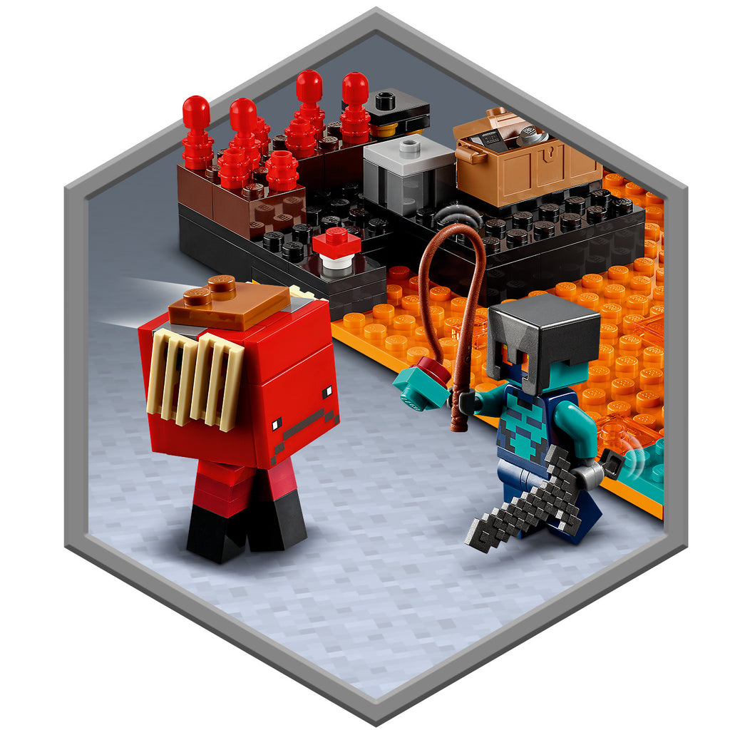 LEGO® Minecraft® The Nether Bastion - Đồ Chơi Lắp Ráp Minecraft LEGO 21185 - Hình ảnh bổ sung 7