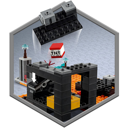 LEGO® Minecraft® The Nether Bastion - Đồ Chơi Lắp Ráp Minecraft LEGO 21185 LEGO - ảnh 1 - Lắp ráp LEGO