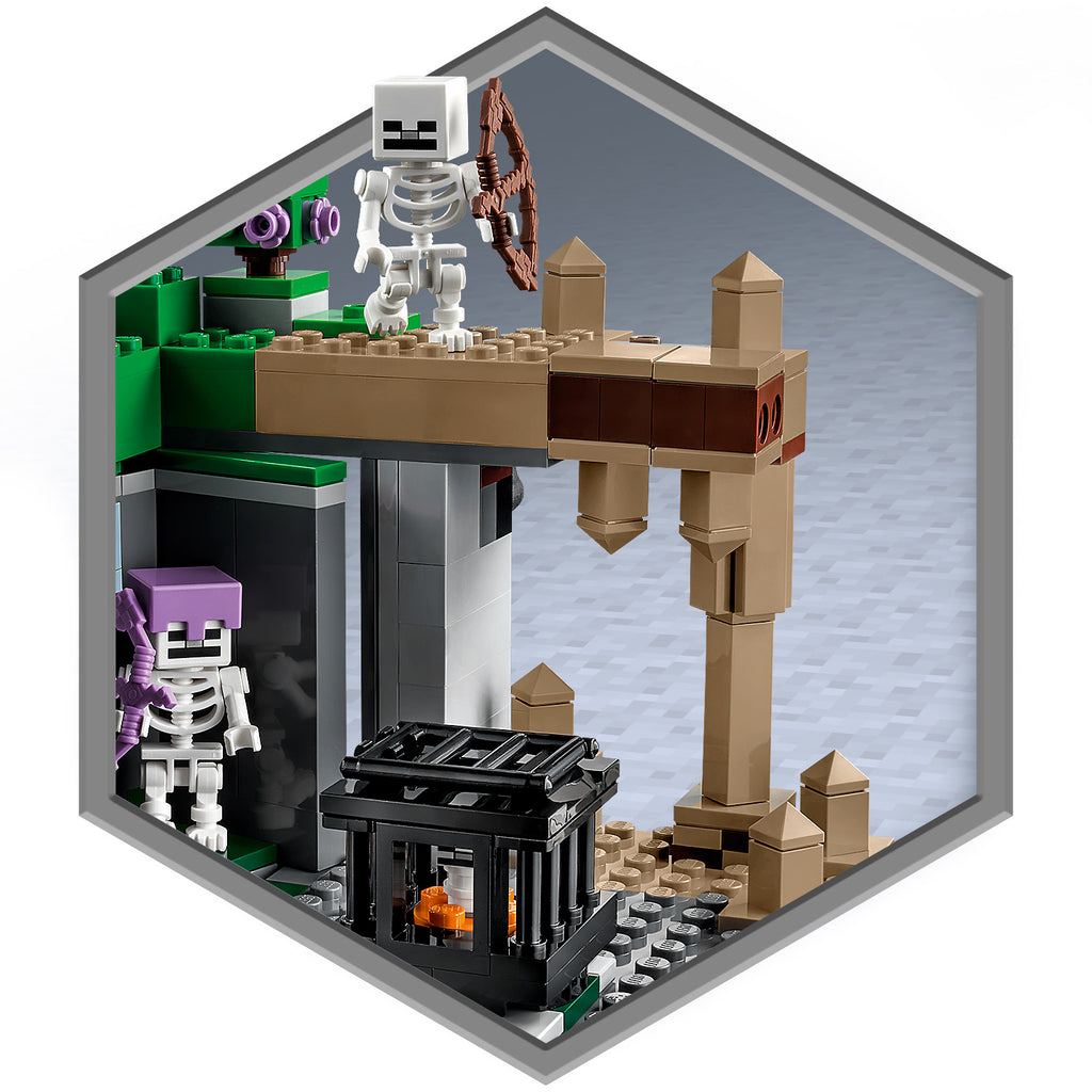 LEGO® Minecraft® The Skeleton Dungeon - Bộ Lắp Ráp Hang Động Xương - LEGO 21189 - Hình ảnh bổ sung 7