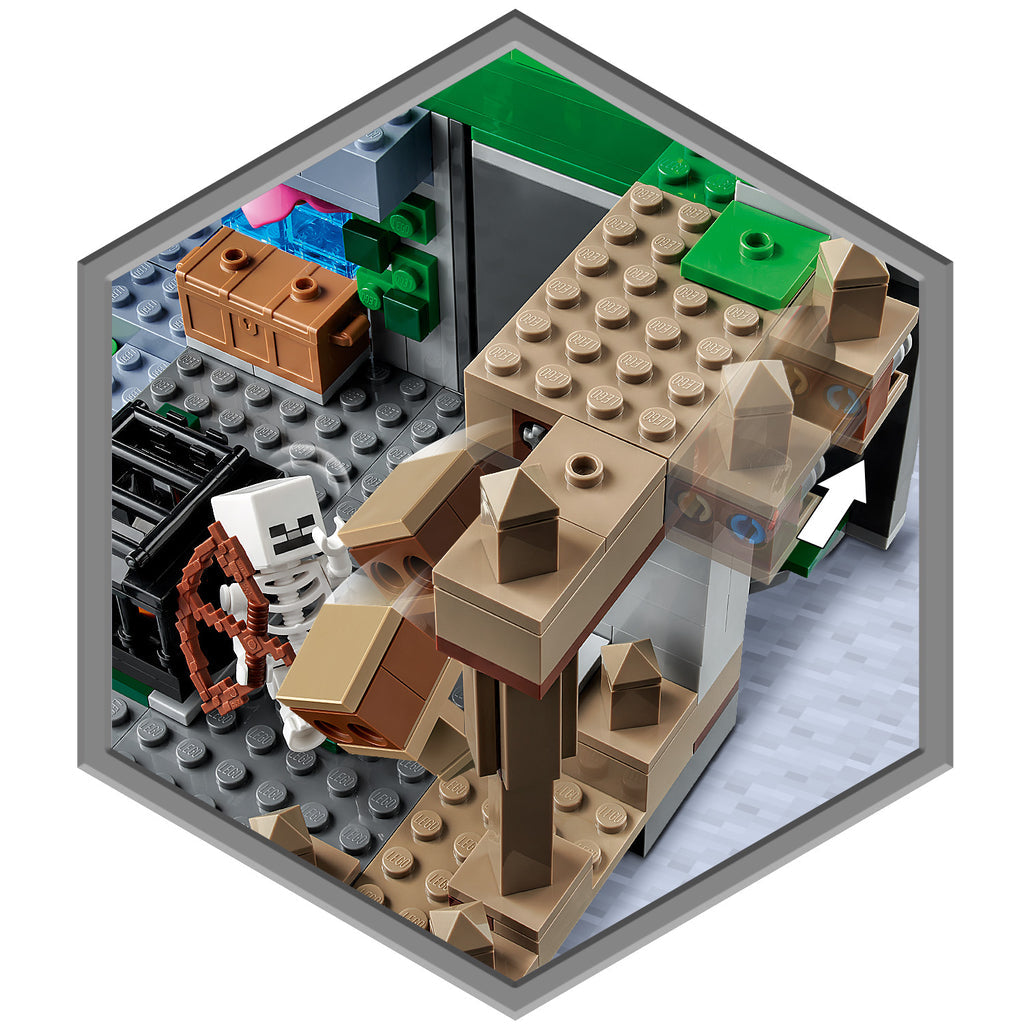 LEGO® Minecraft® The Skeleton Dungeon - Bộ Lắp Ráp Hang Động Xương - LEGO 21189 - Hình ảnh bổ sung 8