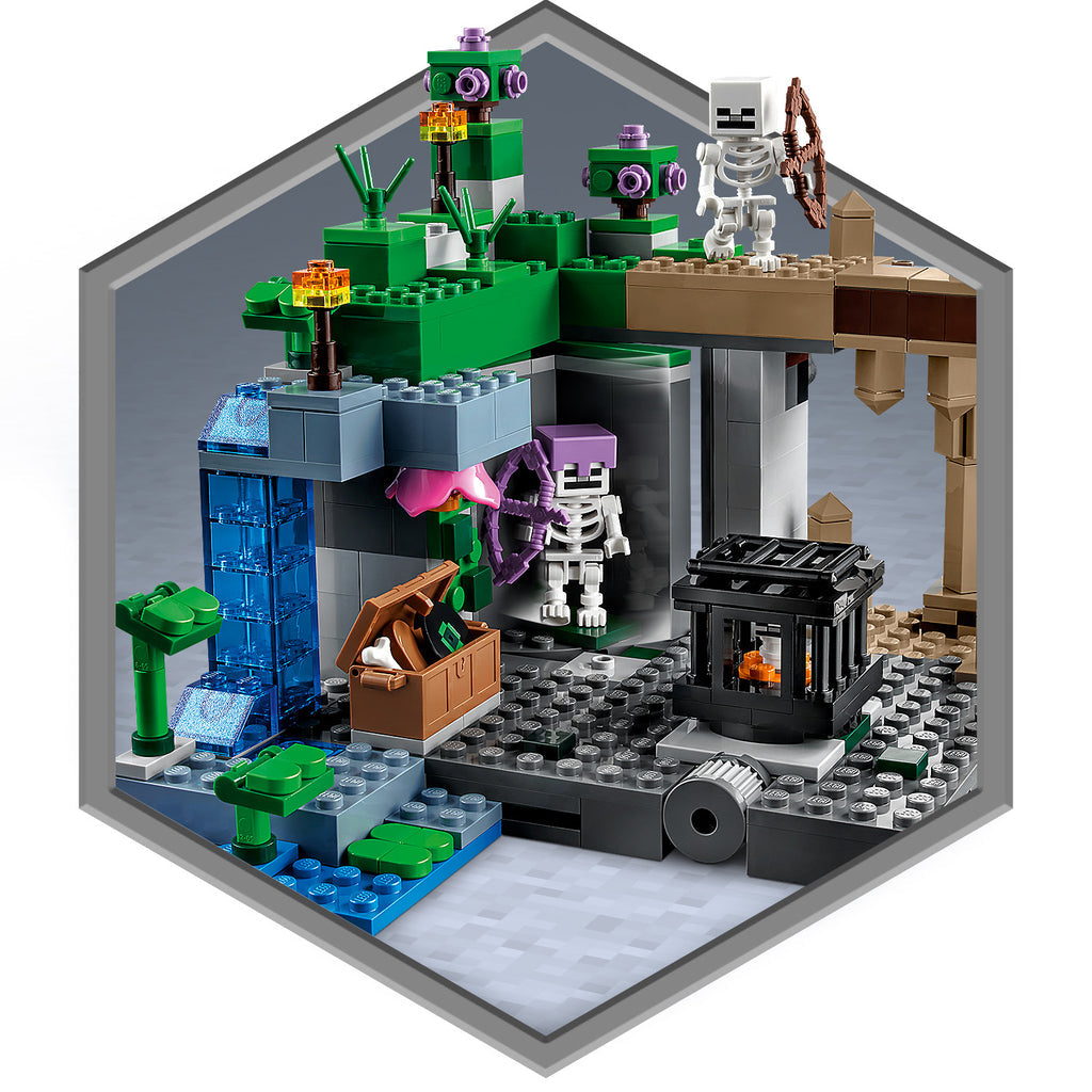 LEGO® Minecraft® The Skeleton Dungeon - Bộ Lắp Ráp Hang Động Xương - LEGO 21189 LEGO - ảnh 2 - LEGO Sets
