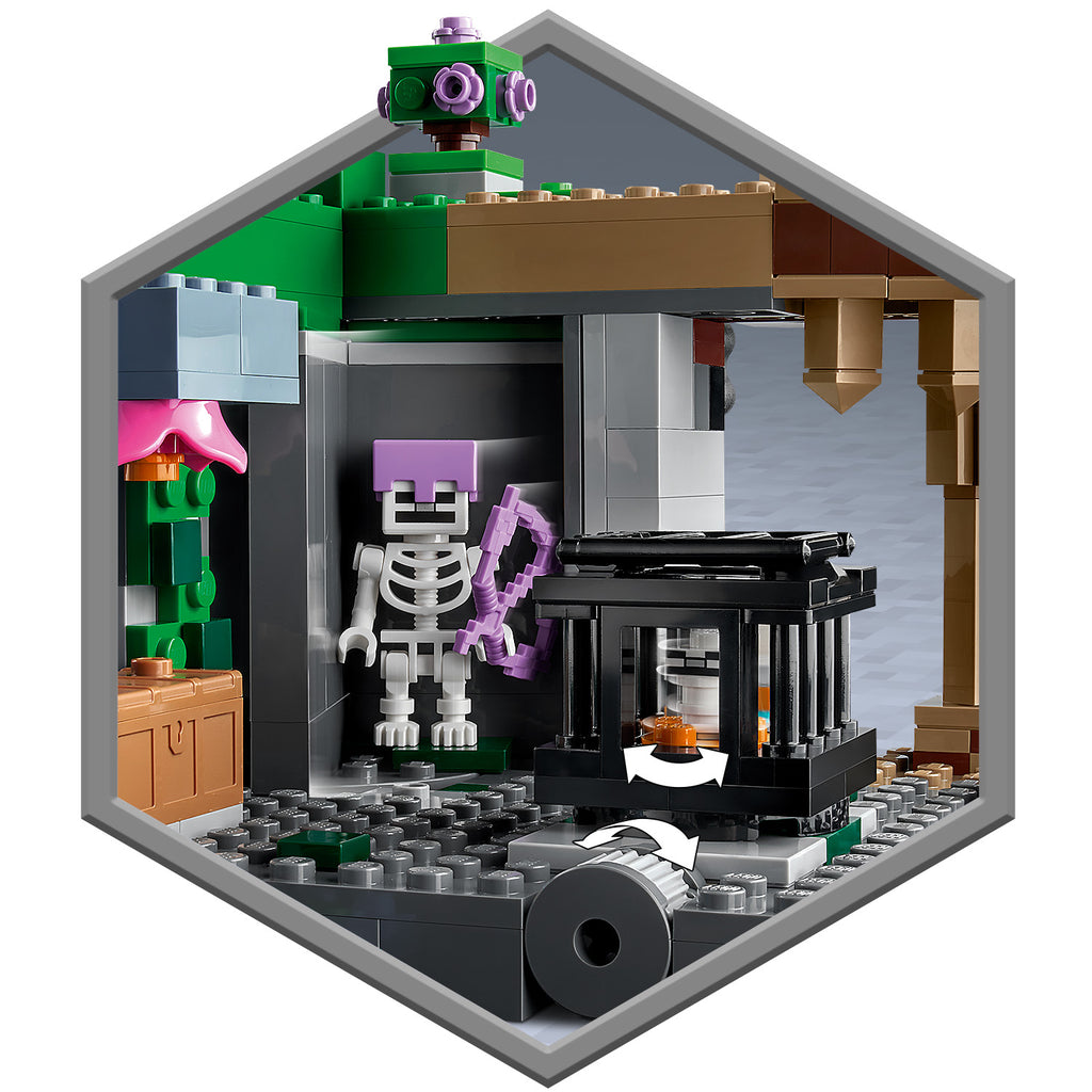 LEGO® Minecraft® The Skeleton Dungeon - Bộ Lắp Ráp Hang Động Xương - LEGO 21189