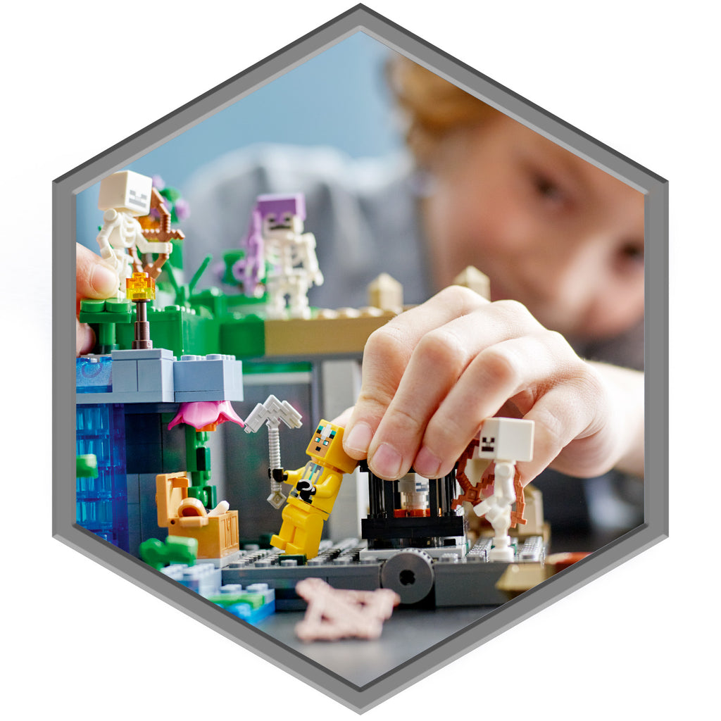 LEGO® Minecraft® The Skeleton Dungeon - Bộ Lắp Ráp Hang Động Xương - LEGO 21189 LEGO - ảnh 4 - LEGO Sets