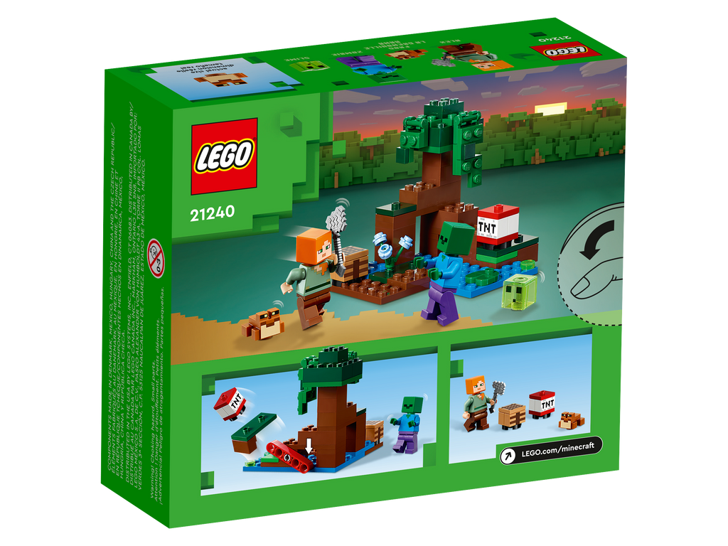LEGO® Minecraft® The Swamp Adventure - Bộ Lắp Ráp Cuộc Phiêu Lưu Ở Đầm Lầy - LEGO 21240 - Hình ảnh bổ sung 5