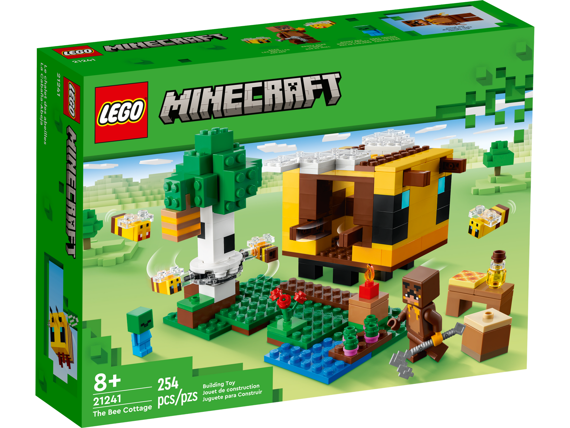 LEGO® Minecraft® The Bee Cottage - Đồ Chơi Lắp Ráp Ngôi Nhà Ong - LEGO 21241 - Hình ảnh sản phẩm