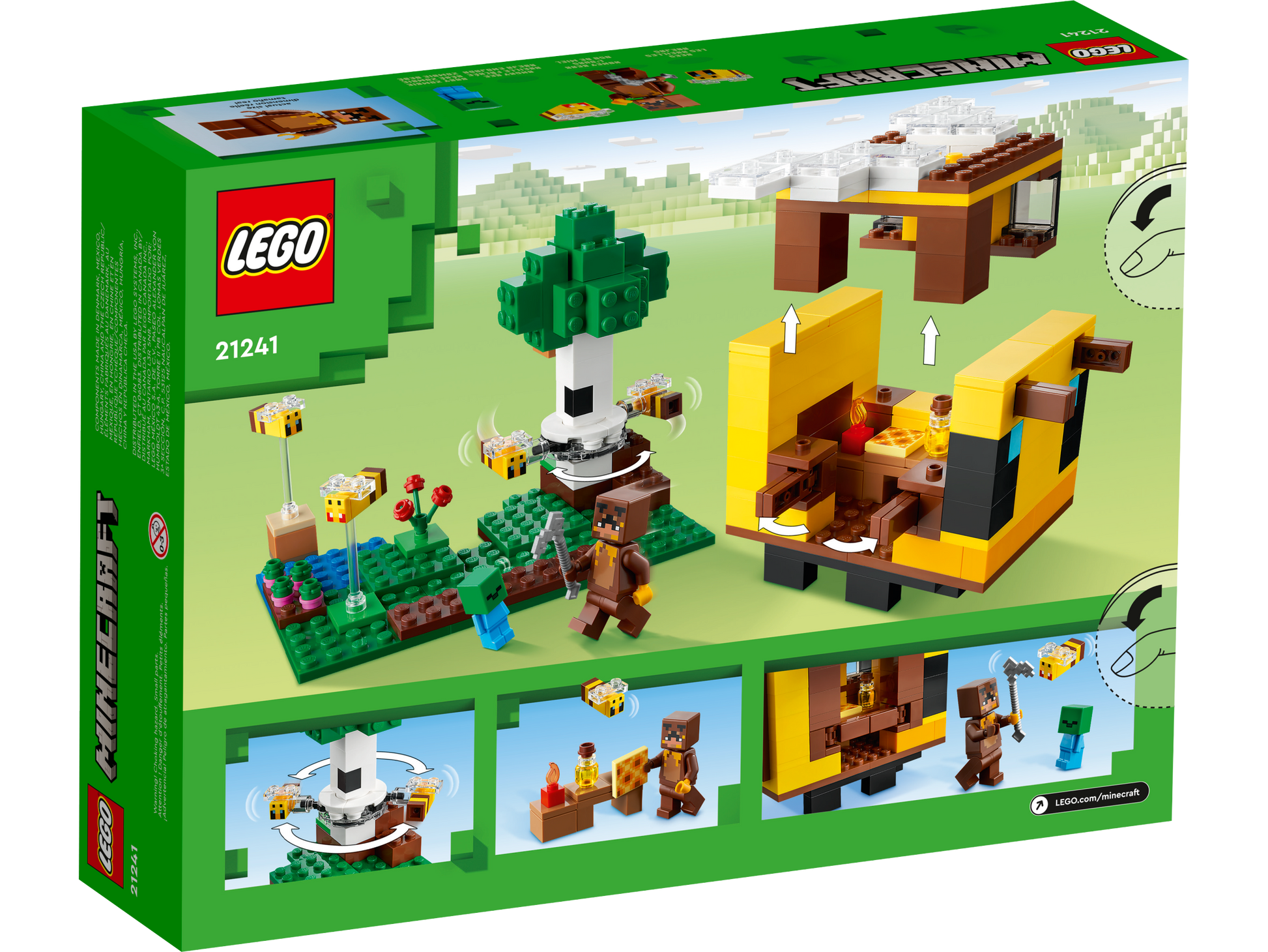 LEGO® Minecraft® The Bee Cottage - Đồ Chơi Lắp Ráp Ngôi Nhà Ong - LEGO 21241 LEGO - LEGO