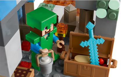 LEGO® Minecraft® The Frozen Peaks - Đồ Chơi Lắp Ráp Đỉnh Núi Băng Giá LEGO 21243 - Góc nhìn khác 3