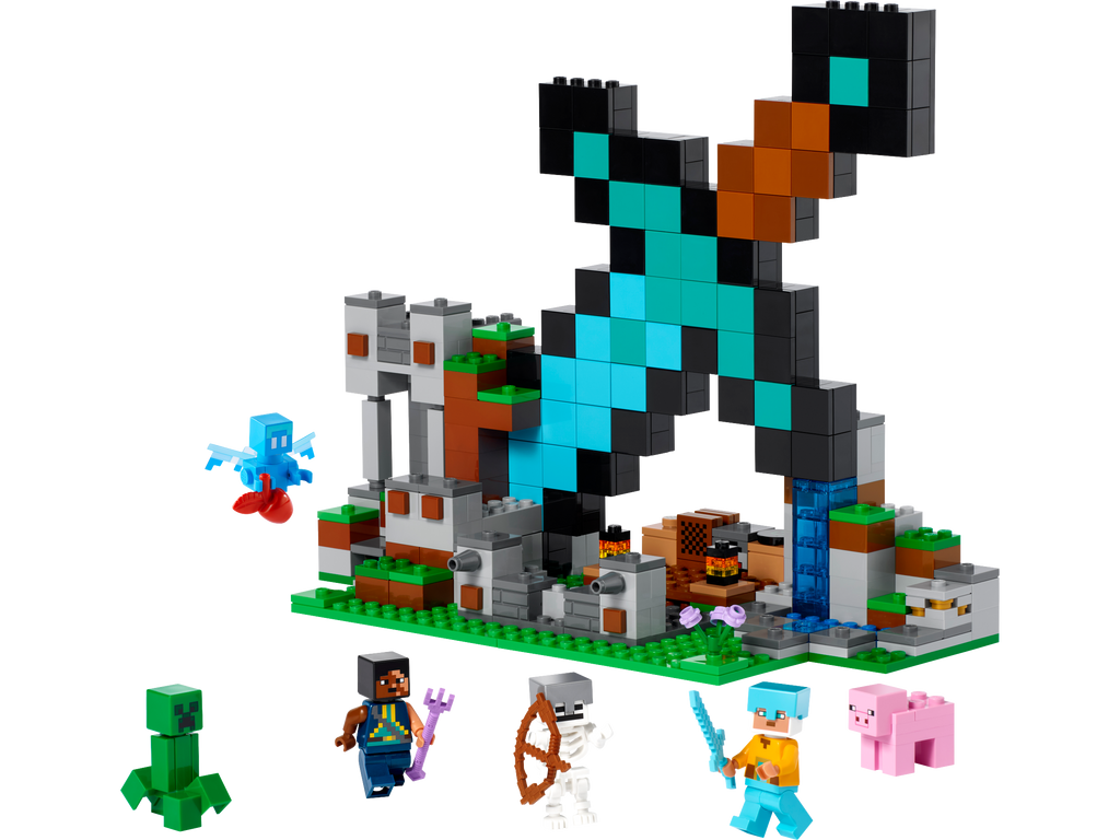 LEGO® Minecraft® The Sword Outpost (21244) - Bộ Lắp Ráp Căn Cứ Thanh Kiếm Kim Cương - LEGO - Hình ảnh bổ sung 6