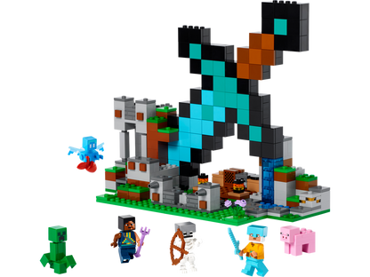 LEGO® Minecraft® The Sword Outpost (21244) - Bộ Lắp Ráp Căn Cứ Thanh Kiếm Kim Cương - LEGO - Hình ảnh bổ sung 6