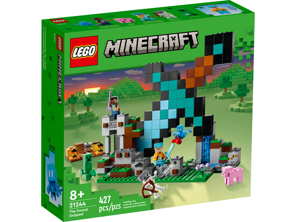 LEGO® Minecraft® The Sword Outpost (21244) - Bộ Lắp Ráp Căn Cứ Thanh Kiếm Kim Cương - LEGO - Hình ảnh sản phẩm