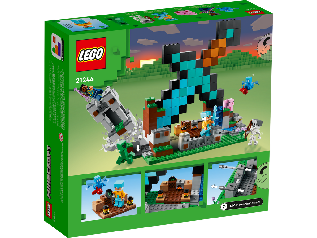 LEGO® Minecraft® The Sword Outpost (21244) - Bộ Lắp Ráp Căn Cứ Thanh Kiếm Kim Cương - LEGO LEGO - LEGO Sets