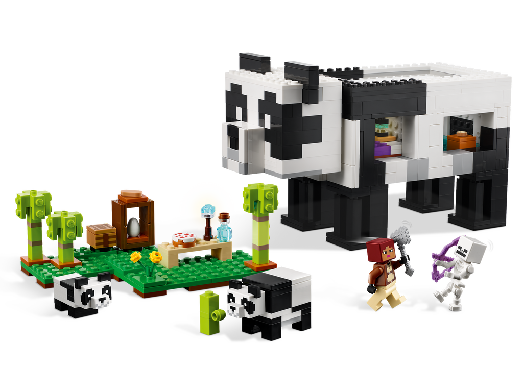 LEGO® Minecraft® The Panda Haven (21245) - Đồ Chơi Lắp Ráp Ngôi Nhà Gấu Trúc - LEGO 21245 - Hình ảnh chi tiết 2