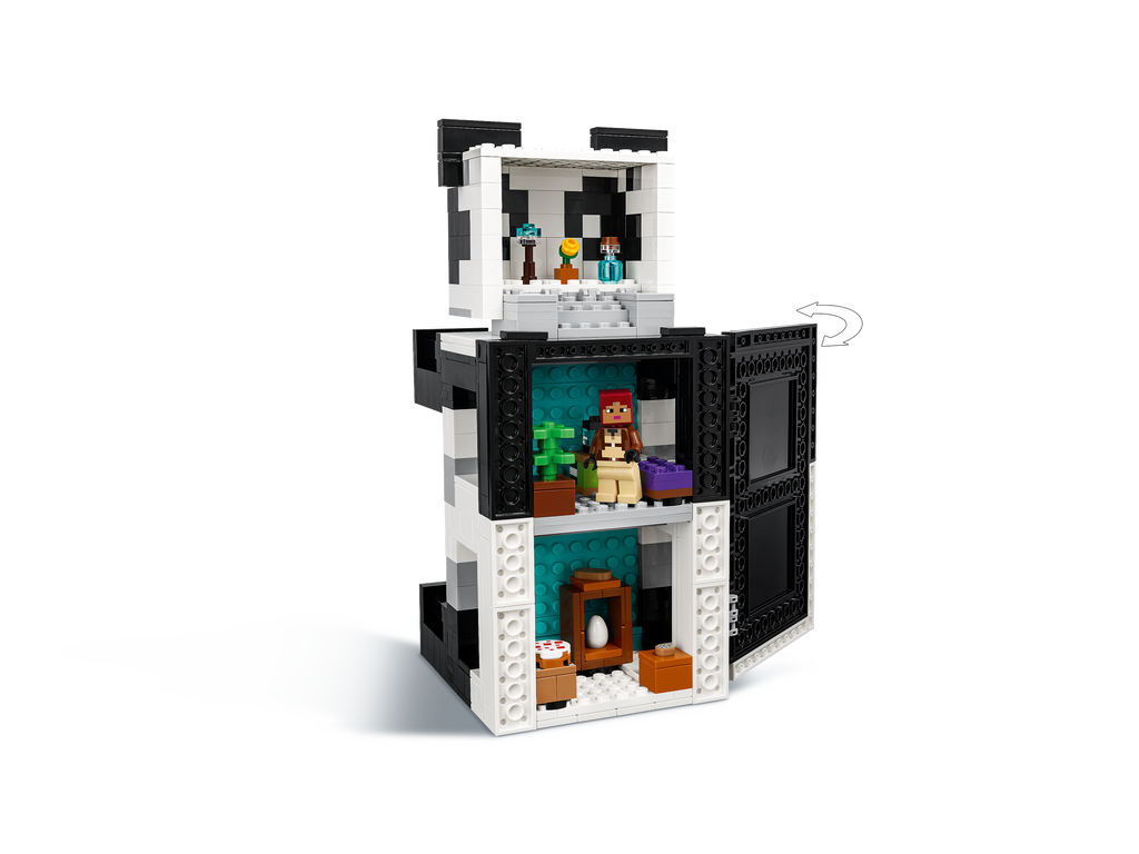 LEGO® Minecraft® The Panda Haven (21245) - Đồ Chơi Lắp Ráp Ngôi Nhà Gấu Trúc - LEGO 21245 - Góc nhìn khác 3