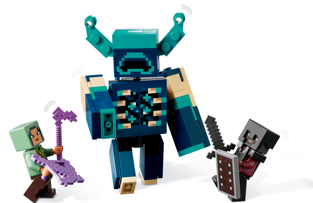 LEGO® Minecraft® The Deep Dark Battle - Bộ Đồ Chơi Lắp Ráp Cuộc Chiến Hang Sâu 21246 - Góc nhìn khác 3