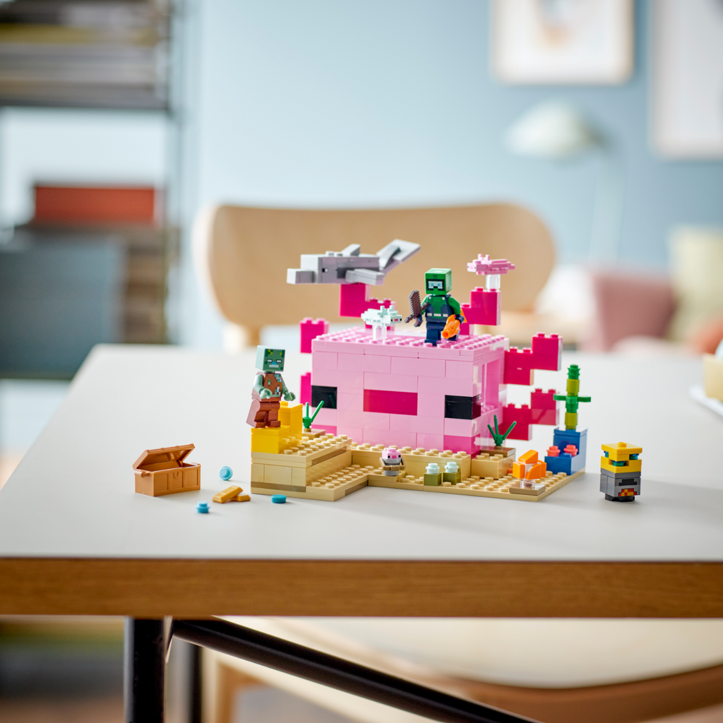 LEGO® Minecraft® The Axolotl House - Đồ Chơi Lắp Ráp Ngôi Nhà Axolotl 21247 - LEGO LEGO - ảnh 1 - LEGO Minecraft