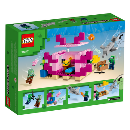 LEGO® Minecraft® The Axolotl House - Đồ Chơi Lắp Ráp Ngôi Nhà Axolotl 21247 - LEGO