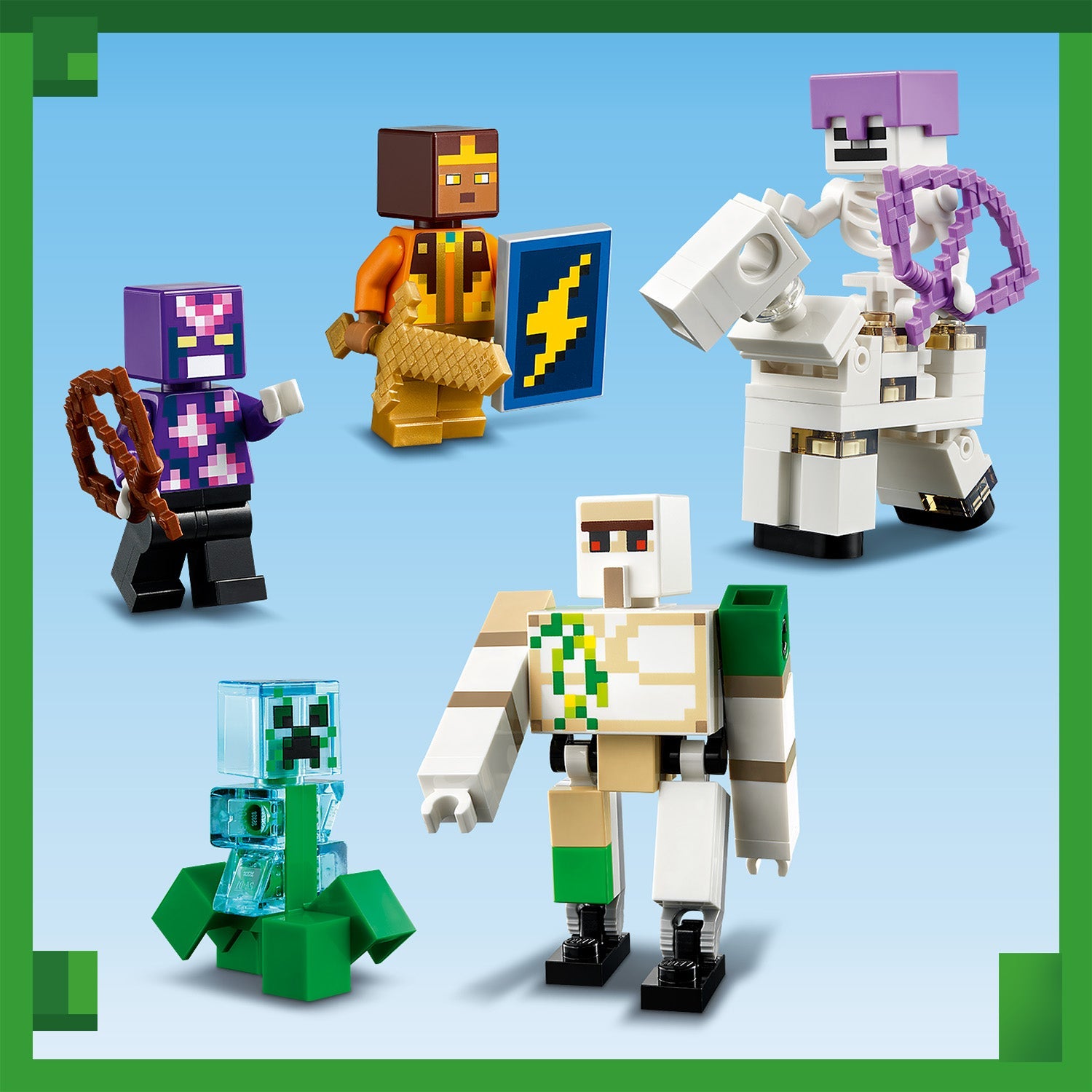 LEGO® Minecraft™ The Iron Golem Fortress - Pháo Đài Người Sắt Golem Biến Hình - LEGO 21250 LEGO - ảnh 1 - LEGO Sets