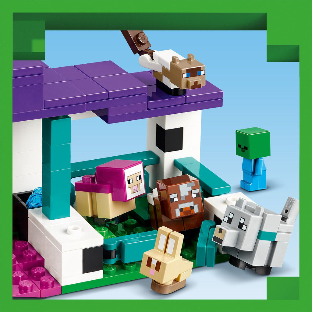 LEGO® Minecraft® The Animal Sanctuary - Bộ Lắp Ráp Khu Bảo Tồn Động Vật - LEGO 21253 - Hình ảnh bổ sung 6