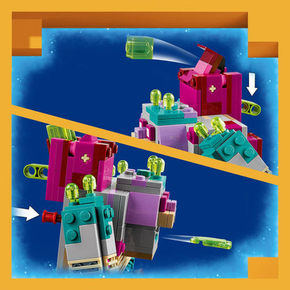 LEGO® Minecraft® The Devourer Showdown - Bộ Đồ Chơi Lắp Ráp Trận Chiến Minecraft Legends - LEGO 21257 LEGO - ảnh 3 - Building