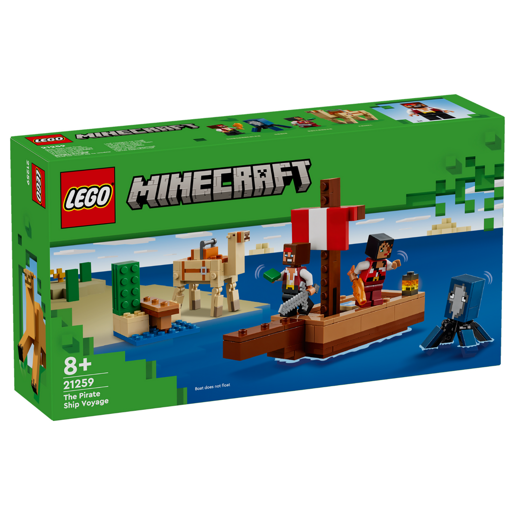 LEGO® Minecraft® The Pirate Ship Voyage - Đồ chơi lắp ráp Tàu Cướp Biển LEGO 21259 - Hình ảnh sản phẩm