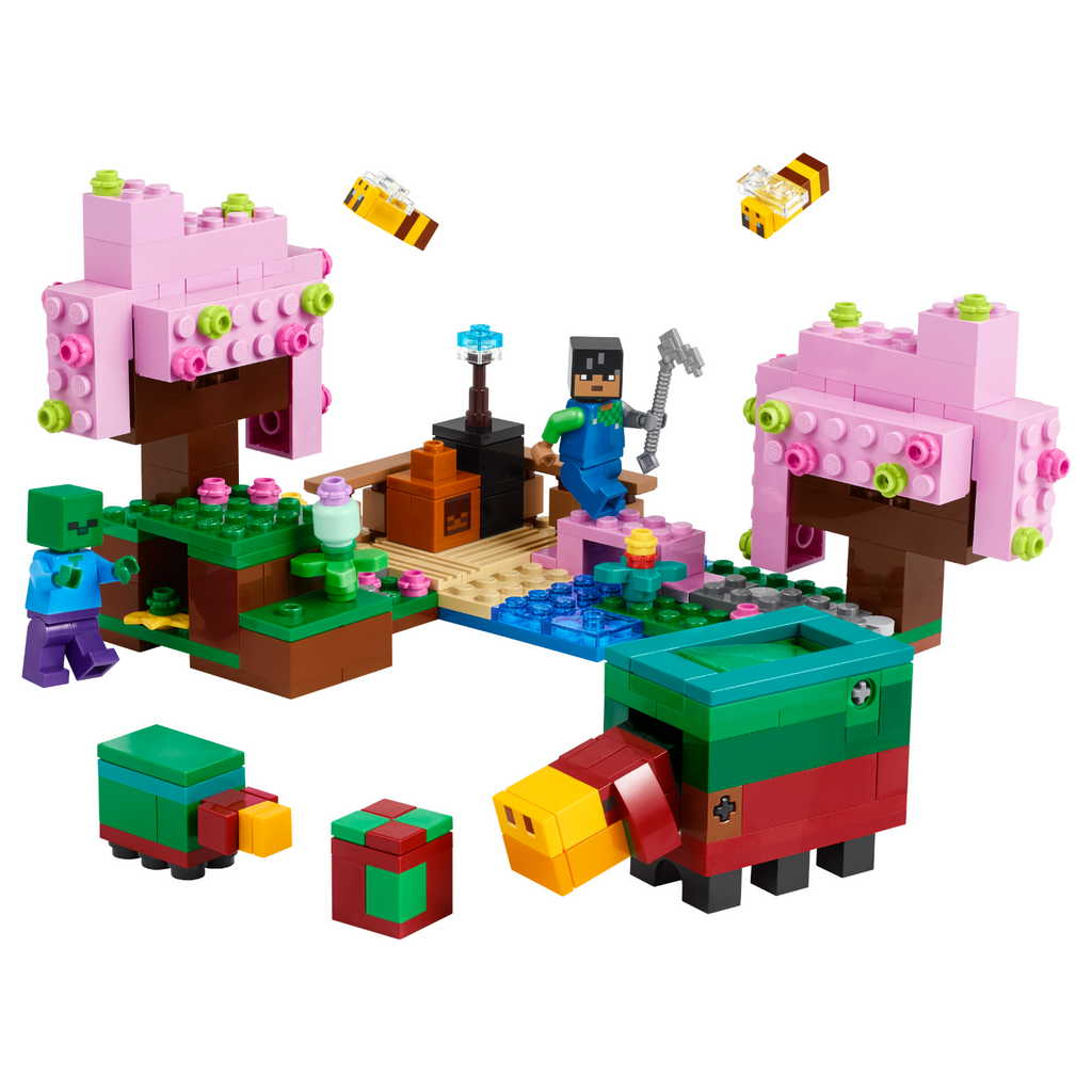 LEGO® Minecraft® The Cherry Blossom Garden - Bộ Lắp Ráp Khu Vườn Hoa Anh Đào (21260) - Hình ảnh chi tiết 2