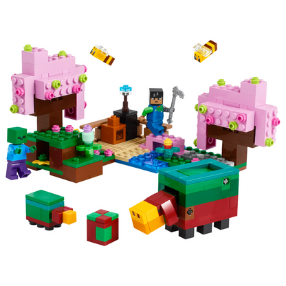 LEGO® Minecraft® The Cherry Blossom Garden - Bộ Lắp Ráp Khu Vườn Hoa Anh Đào (21260) - Hình ảnh chi tiết 2