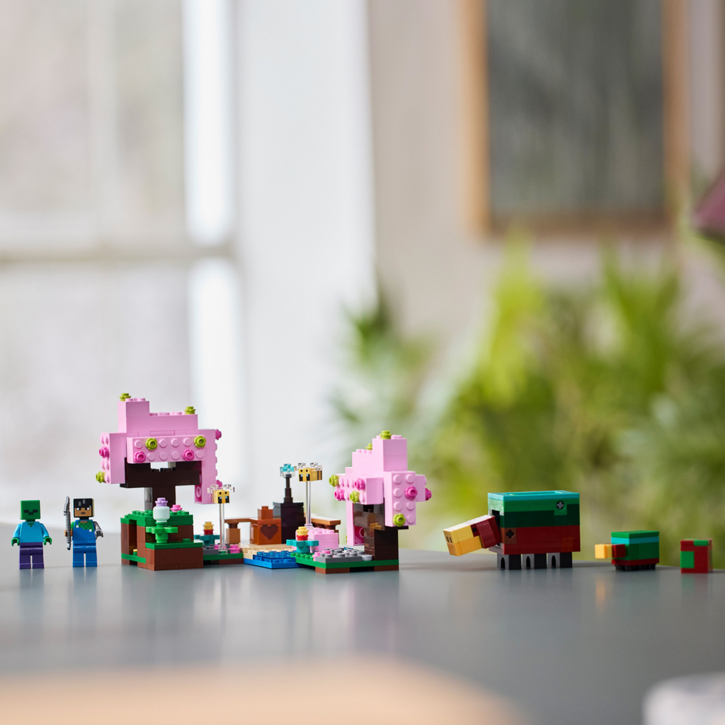 LEGO® Minecraft® The Cherry Blossom Garden - Bộ Lắp Ráp Khu Vườn Hoa Anh Đào (21260) - Hình ảnh bổ sung 5