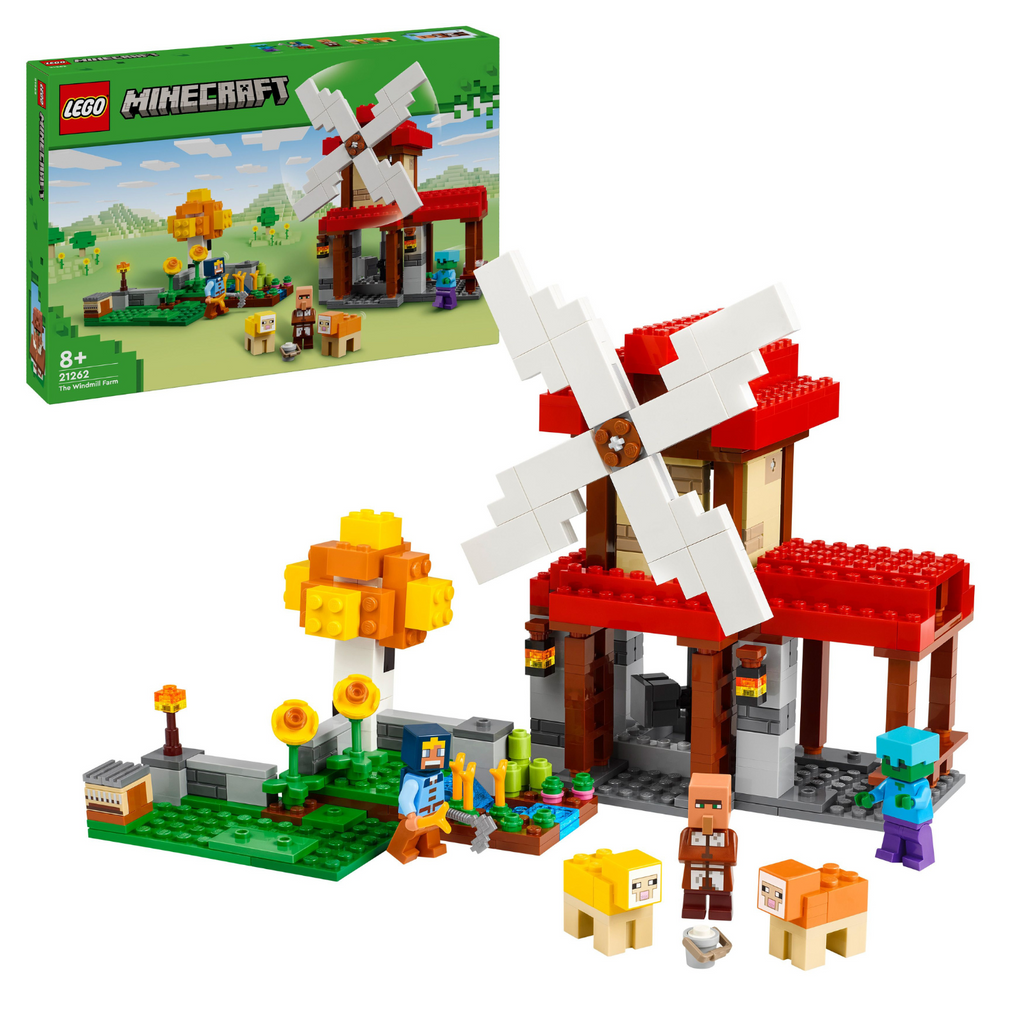 LEGO® Minecraft® The Windmill Farm - Trang Trại Cối Xay Gió (21262) - LEGO LEGO - ảnh 3 - LEGO Minecraft
