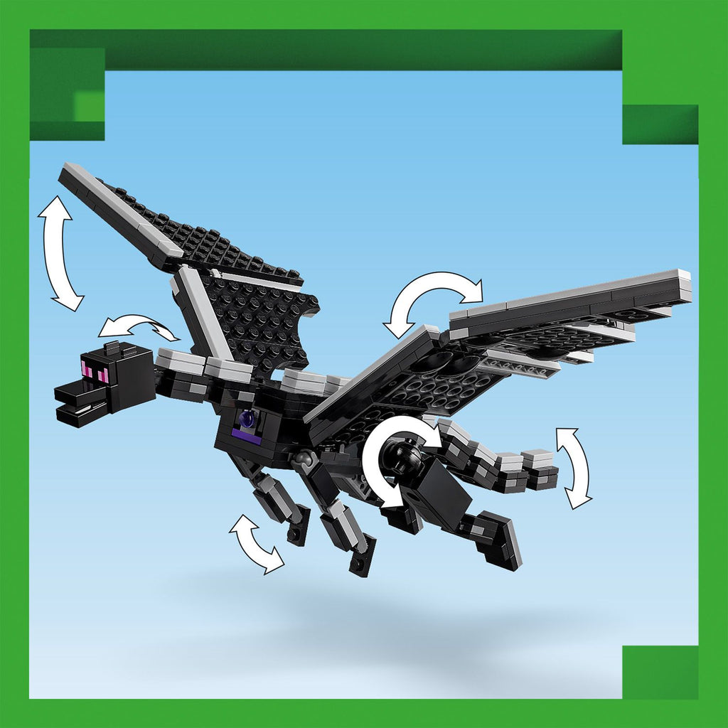 LEGO® Minecraft® The Ender Dragon and End Ship - Đồ chơi lắp ráp Rồng Ender và Tàu End Ship - LEGO 21264 - Hình ảnh bổ sung 6
