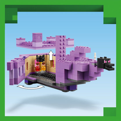 LEGO® Minecraft® The Ender Dragon and End Ship - Đồ chơi lắp ráp Rồng Ender và Tàu End Ship - LEGO 21264 - Hình ảnh bổ sung 7