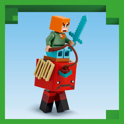 LEGO® Minecraft® The Nether Lava Battle - Đồ Chơi Lắp Ráp Cuộc Chiến Dung Nham LEGO 21266 - Hình ảnh bổ sung 7