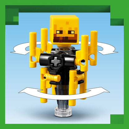 LEGO® Minecraft® The Nether Lava Battle - Đồ Chơi Lắp Ráp Cuộc Chiến Dung Nham LEGO 21266 - Hình ảnh bổ sung 8