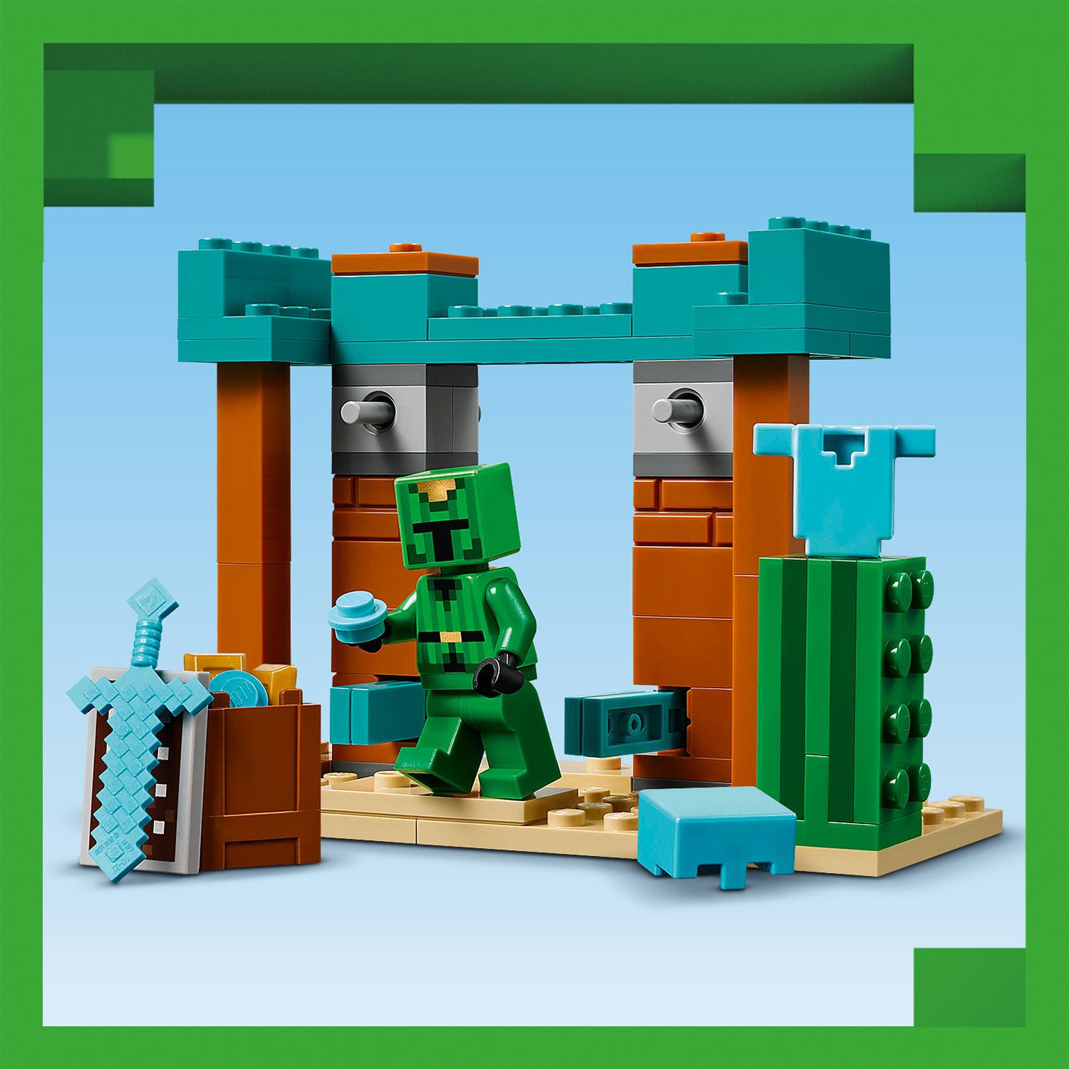 LEGO® Minecraft® The Illager Desert Patrol - Đồ Chơi Lắp Ráp Sa Mạc Minecraft - LEGO 21267 - Hình ảnh bổ sung 8