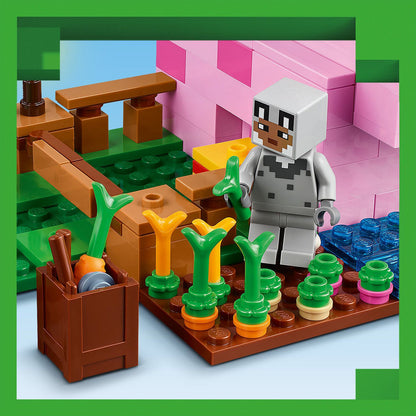 LEGO® Minecraft® The Baby Pig House - Đồ Chơi Lắp Ráp Ngôi Nhà Heo Con (21268) LEGO - ảnh 3 - LEGO Minecraft