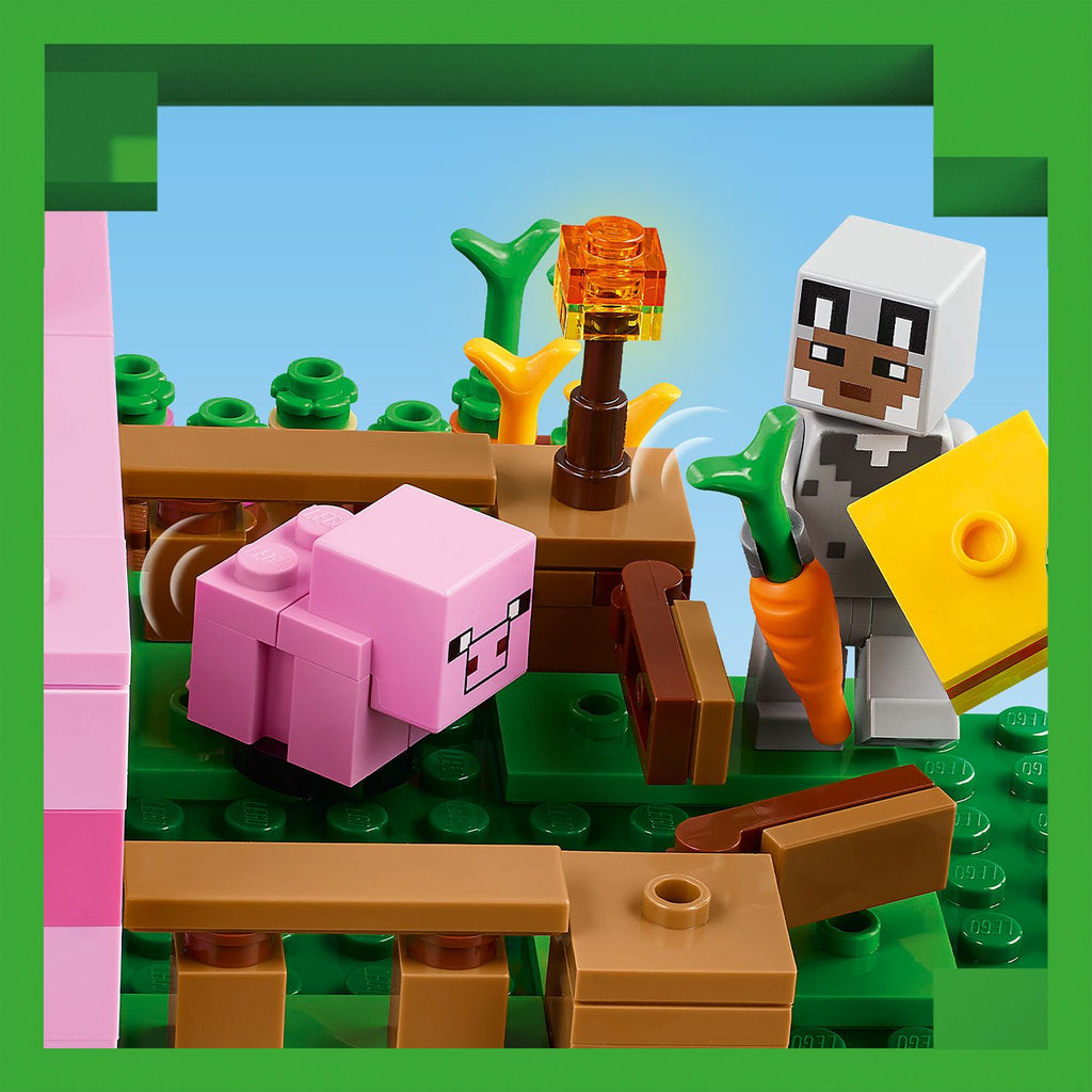LEGO® Minecraft® The Baby Pig House - Đồ Chơi Lắp Ráp Ngôi Nhà Heo Con (21268) - Hình ảnh bổ sung 8