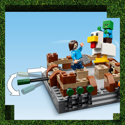 LEGO® Minecraft® Woodland Mansion Fighting Ring Bộ Lắp Ráp Võ Đài Dinh Thự Rừng Rậm LEGO 21272 - Hình ảnh bổ sung 7