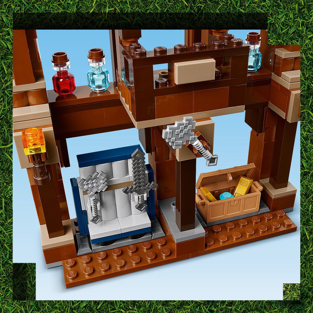 LEGO® Minecraft® Woodland Mansion Fighting Ring Bộ Lắp Ráp Võ Đài Dinh Thự Rừng Rậm LEGO 21272 LEGO - ảnh 1 - Building Set