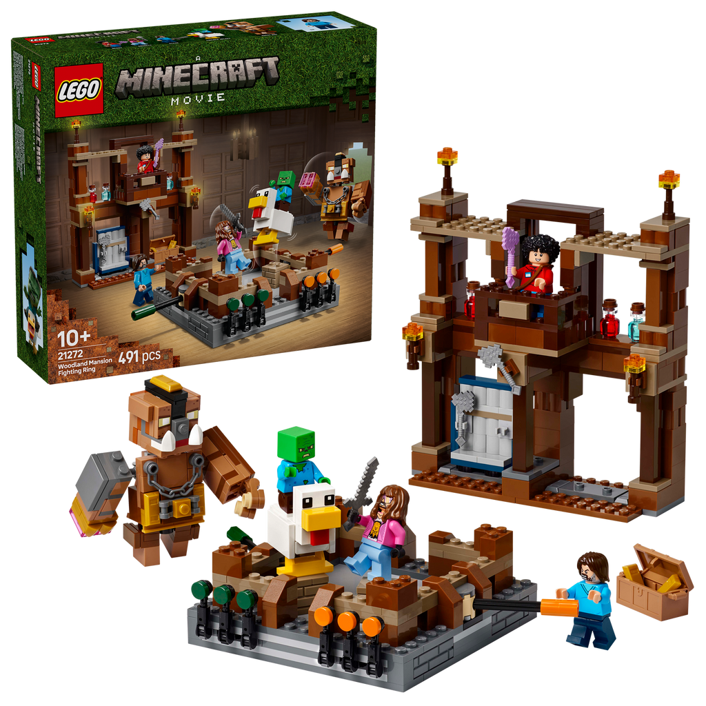 LEGO® Minecraft® Woodland Mansion Fighting Ring Bộ Lắp Ráp Võ Đài Dinh Thự Rừng Rậm LEGO 21272