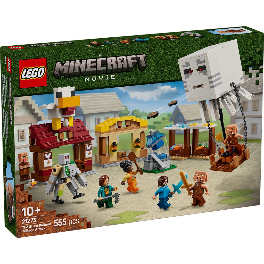 LEGO® Minecraft® The Ghast Balloon Village Attack - Bộ Lắp Ráp Cuộc Tấn Công Làng - LEGO 21273 - Hình ảnh sản phẩm