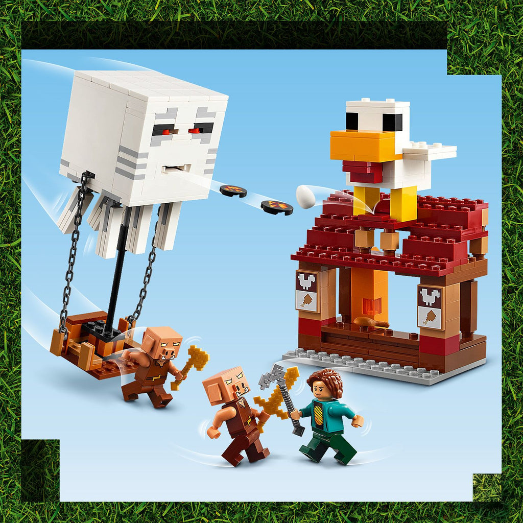 LEGO® Minecraft® The Ghast Balloon Village Attack - Bộ Lắp Ráp Cuộc Tấn Công Làng - LEGO 21273 - Hình ảnh bổ sung 6