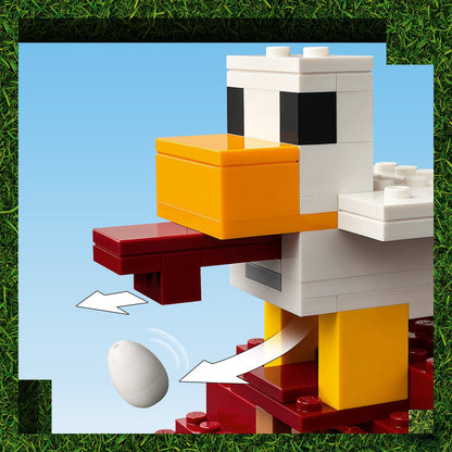 LEGO® Minecraft® The Ghast Balloon Village Attack - Bộ Lắp Ráp Cuộc Tấn Công Làng - LEGO 21273