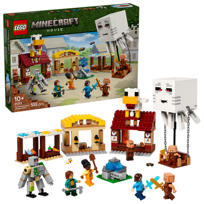 LEGO® Minecraft® The Ghast Balloon Village Attack - Bộ Lắp Ráp Cuộc Tấn Công Làng - LEGO 21273 LEGO - ảnh 3 - Building Toy