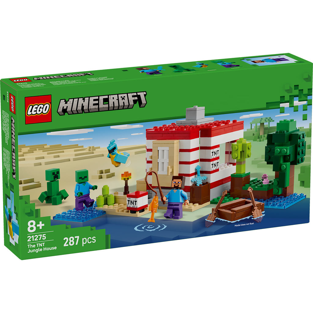 LEGO® Minecraft® The TNT Jungle House - Đồ Chơi Lắp Ráp Ngôi Nhà TNT Rừng Rậm 21275 - LEGO - Hình ảnh sản phẩm