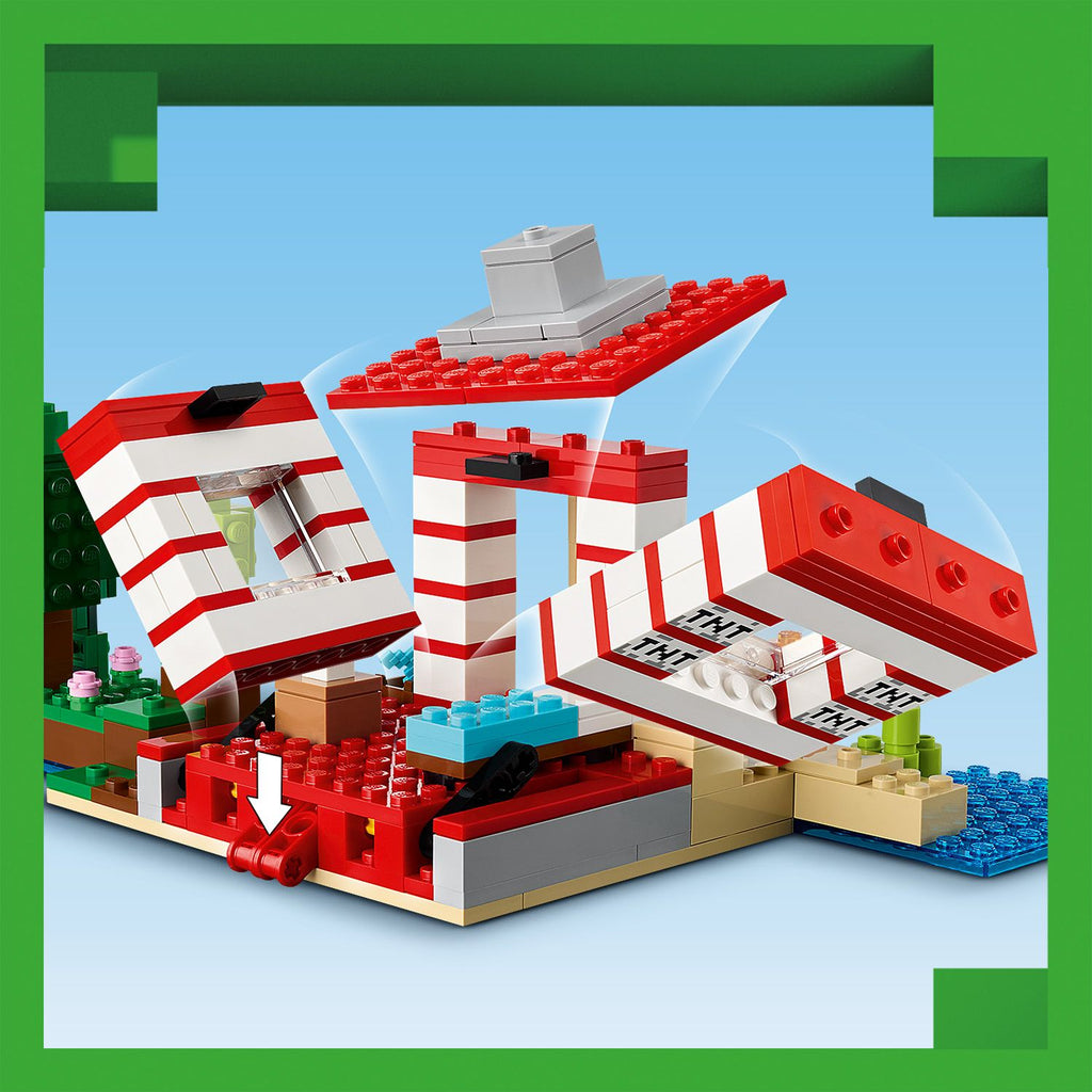 LEGO® Minecraft® The TNT Jungle House - Đồ Chơi Lắp Ráp Ngôi Nhà TNT Rừng Rậm 21275 - LEGO LEGO - ảnh 1 - LEGO Minecraft