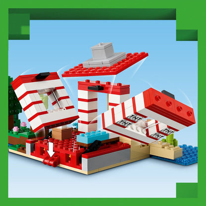 LEGO® Minecraft® The TNT Jungle House - Đồ Chơi Lắp Ráp Ngôi Nhà TNT Rừng Rậm 21275 - LEGO LEGO - ảnh 1 - LEGO Minecraft