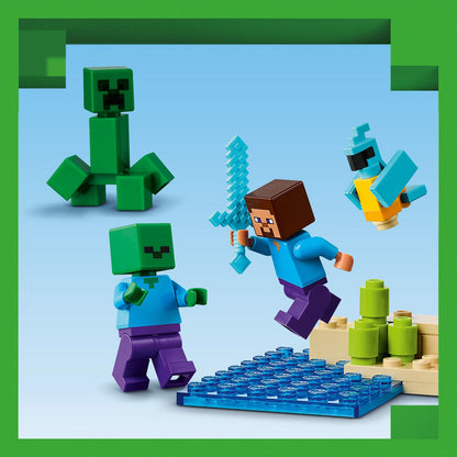 LEGO® Minecraft® The TNT Jungle House - Đồ Chơi Lắp Ráp Ngôi Nhà TNT Rừng Rậm 21275 - LEGO
