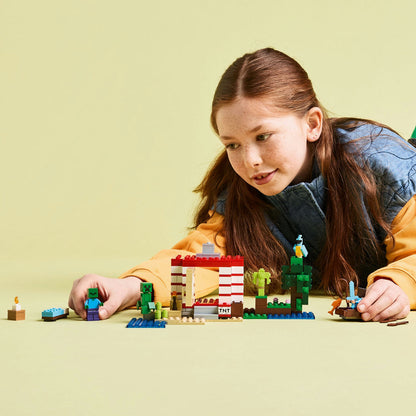 LEGO® Minecraft® The TNT Jungle House - Đồ Chơi Lắp Ráp Ngôi Nhà TNT Rừng Rậm 21275 - LEGO - Góc nhìn khác 3