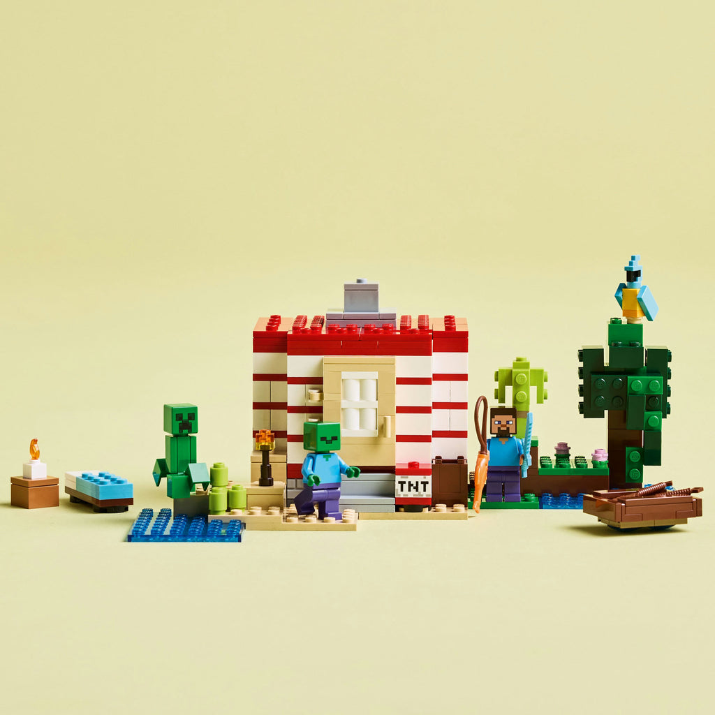 LEGO® Minecraft® The TNT Jungle House - Đồ Chơi Lắp Ráp Ngôi Nhà TNT Rừng Rậm 21275 - LEGO - Hình ảnh bổ sung 5