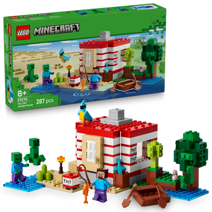 LEGO® Minecraft® The TNT Jungle House - Đồ Chơi Lắp Ráp Ngôi Nhà TNT Rừng Rậm 21275 - LEGO LEGO - ảnh 3 - LEGO Minecraft
