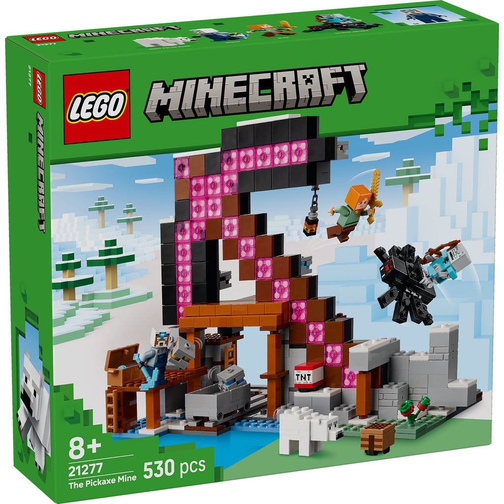 LEGO® Minecraft® The Pickaxe Mine - Đồ chơi lắp ráp Mỏ khai thác Pickaxe - LEGO 21277 - Hình ảnh sản phẩm